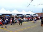 Happy participants at The Big Greek Food Fest in Niles