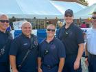 Fire and emergency crew - Big Greek Food Fest, Niles