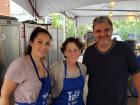 Hard working volunteers - Big Greek Food Fest, Niles