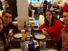 Happy customers enjoying dinner at Brusko Authentic Greek Cuisine - Schaumburg