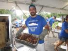 Hard working volunteer - Glenview Greek Fest at Sts. Peter & Paul