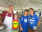 Hard working volunteers - Glenview Greek Fest at Sts. Peter & Paul