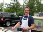 Hard working volunteer - Glenview Greek Fest at Sts. Peter & Paul