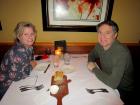 Couple enjoying Valentine's Dinner at Jameson's Charhouse 