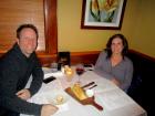 Couple enjoying Valentine's Dinner at Jameson's Charhouse 