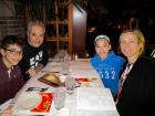Family enjoying Valentine's Dinner at Jameson's Charhouse