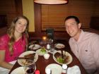 Couple enjoying Valentine's Dinner at Jameson's Charhouse 