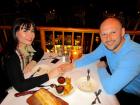 Couple enjoying Valentine's Dinner at Jameson's Charhouse 