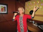 Singer Bonnie Bridges performing in the lounge at Jameson's Charhouse - Valentine's Day