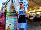 Friendly server at Johnny's Kitchen & Tap Octoberfest in Glenview