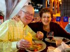 Couple enjoying Johnny's Kitchen & Tap Octoberfest in Glenview