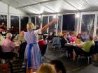 Blonde Date vocalist performing at Johnny's Kitchen & Tap Octoberfest in Glenview