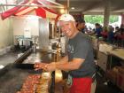 Hard working volunteer, Lincoln Park Greek Fest, Chicago