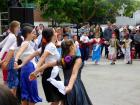 Dancers performing, Lincoln Park Greek Fest Chicago