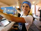 Hard working volunteer, Lincoln Park Greek Fest, Chicago