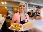 Hard working volunteer, Lincoln Park Greek Fest, Chicago