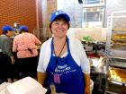 Hard working volunteer, Lincoln Park Greek Fest, Chicago