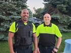 Police officers at the St Demetrios Greek Fest in Elmhurst