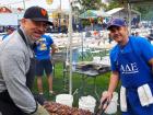 Hard working volunteers - St. Demetrios Greek Fest, Elmhurst