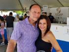 Couple enjoying the St Demetrios Greek Fest in Elmhurst