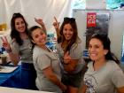 Hard working volunteers at the St Demetrios Greek Fest in Elmhurst