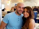 Couple enjoying the St Demetrios Greek Fest in Elmhurst