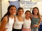Friends enjoying the St Demetrios Greek Fest in Elmhurst