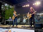 Classic rock cover band Hi-Infidelity at the St Demetrios Greek Fest in Elmhurst