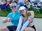 Couple enjoying the St Demetrios Greek Fest in Elmhurst