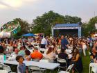 Participants enjoying the St Demetrios Greek Fest in Elmhurst