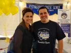 Hard working volunteers at the St Demetrios Greek Fest in Elmhurst