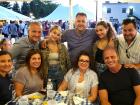 Family enjoying the St Demetrios Greek Fest in Elmhurst