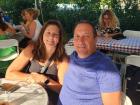 Couple enjoying the St Demetrios Greek Fest in Elmhurst