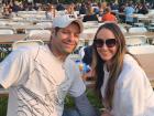 St. Demetrios Elmhurst Greek Fest - couple enjoying lunch