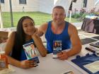 Integrated Pain Management reps at St Demetrios Greek Fest in Elmhurst