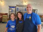 Hard working volunteers at St. Demetrios Elmhurst Greek Fest