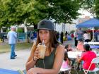 Happy participant - St. Demetrios Lincoln Square Greekfest, Chicago