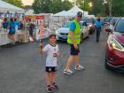 Drive-thru volunteers at St. Nectarios Greek Fest in Palatine
