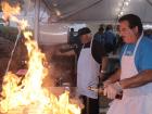 Flaming Saganaki...OPA! - St. Nectarios Greekfest, Palatine