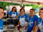 Hard working volunteers - St. Nectarios Greekfest, Palatine