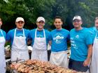 Hard working volunteers - St. Nectarios Greekfest, Palatine