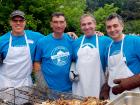 Hard working volunteers - St. Nectarios Greekfest, Palatine