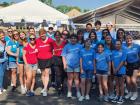 Hard working drive-thru staff at the St. Nectarios Greek Fest in Palatine