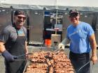 Hard working volunteers at the St. Nectarios Greek Fest in Palatine