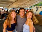 Friends enjoying the St. Nectarios Greek Fest in Palatine