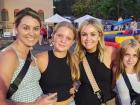 Family enjoying the St. Nectarios Greek Fest in Palatine