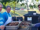 Hard working volunteers at St. Nectarios Greek Fest in Palatine