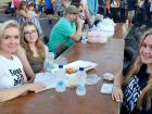 Happy participants at St. Nectarios Greek Fest in Palatine