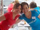 Drive-thru volunteers at St. Nectarios Greek Fest in Palatine