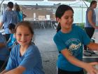 Young volunteers at St. Nectarios Greek Fest in Palatine
